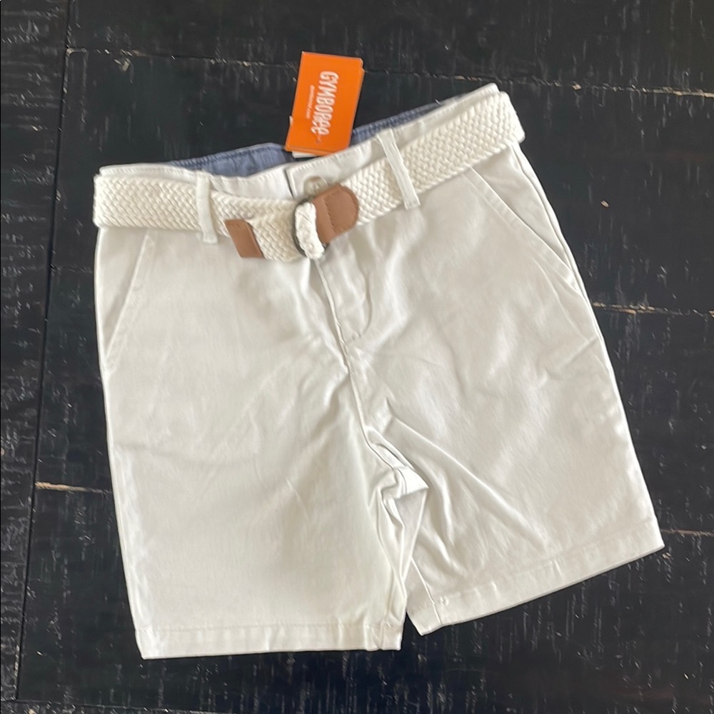 Gymboree Cream Relaxed Fit Shorts